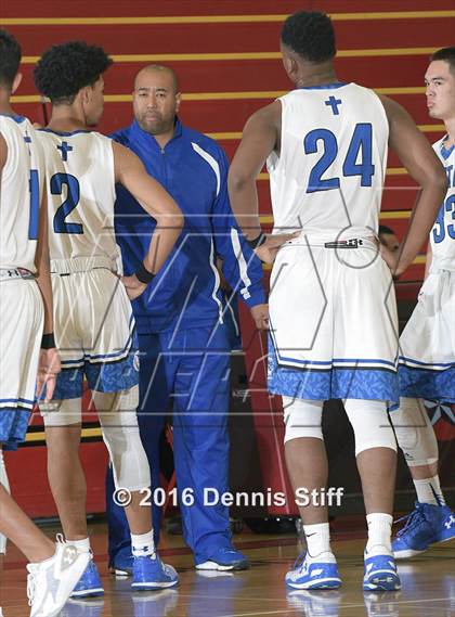 Thumbnail 2 in Capital Christian vs. Newark Memorial (Father Kelly Tribute) photogallery.