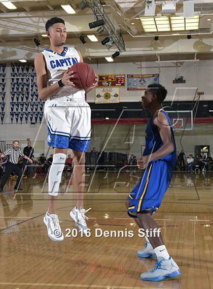Thumbnail 1 in Capital Christian vs. Newark Memorial (Father Kelly Tribute) photogallery.