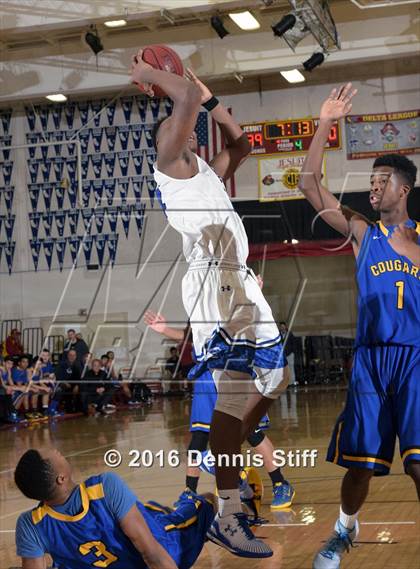 Thumbnail 3 in Capital Christian vs. Newark Memorial (Father Kelly Tribute) photogallery.