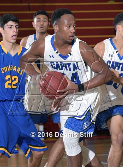 Thumbnail 3 in Capital Christian vs. Newark Memorial (Father Kelly Tribute) photogallery.
