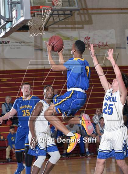 Thumbnail 3 in Capital Christian vs. Newark Memorial (Father Kelly Tribute) photogallery.