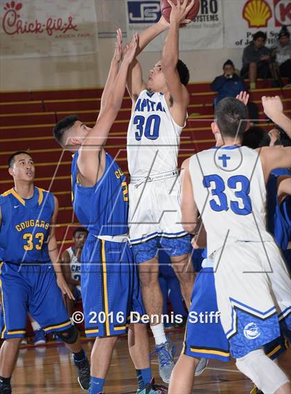 Thumbnail 1 in Capital Christian vs. Newark Memorial (Father Kelly Tribute) photogallery.