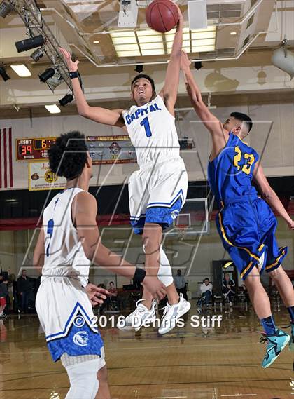 Thumbnail 3 in Capital Christian vs. Newark Memorial (Father Kelly Tribute) photogallery.