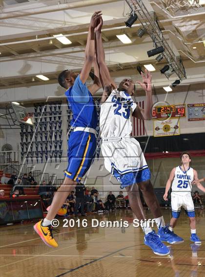 Thumbnail 1 in Capital Christian vs. Newark Memorial (Father Kelly Tribute) photogallery.