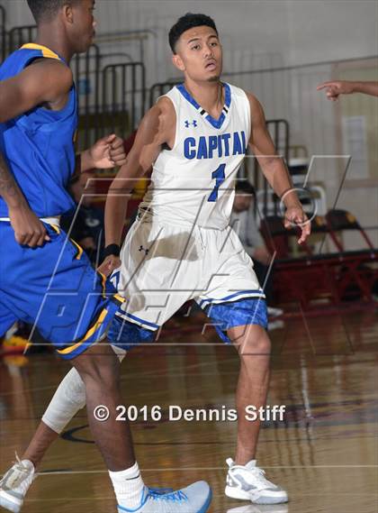 Thumbnail 3 in Capital Christian vs. Newark Memorial (Father Kelly Tribute) photogallery.