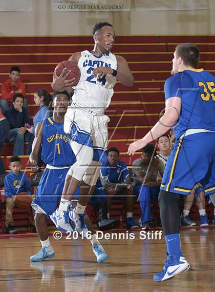 Thumbnail 2 in Capital Christian vs. Newark Memorial (Father Kelly Tribute) photogallery.