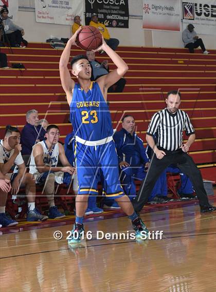 Thumbnail 3 in Capital Christian vs. Newark Memorial (Father Kelly Tribute) photogallery.