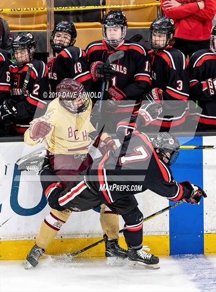 Thumbnail 2 in Boston College High vs Pope Francis (MIAA Division 1A State FInal) photogallery.