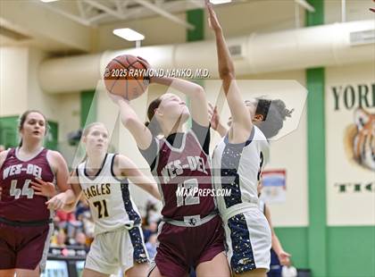 Thumbnail 1 in Delta vs. Wes-Del (Delaware County Tournament)  photogallery.