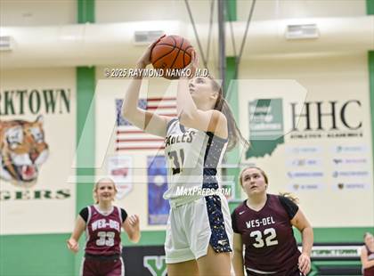 Thumbnail 3 in Delta vs. Wes-Del (Delaware County Tournament)  photogallery.