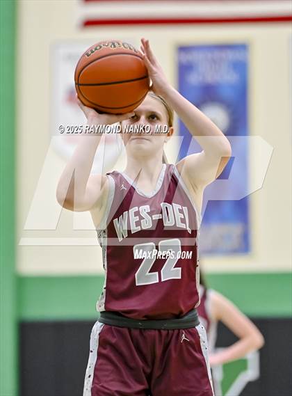 Thumbnail 2 in Delta vs. Wes-Del (Delaware County Tournament)  photogallery.