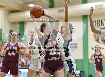 Thumbnail 2 in Delta vs. Wes-Del (Delaware County Tournament)  photogallery.