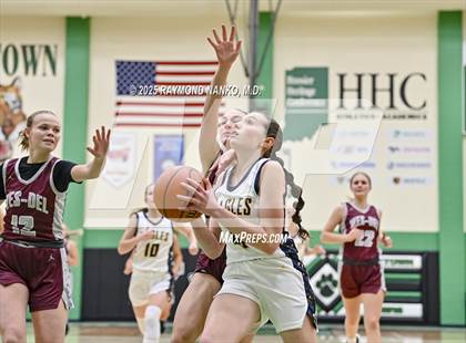 Thumbnail 1 in Delta vs. Wes-Del (Delaware County Tournament)  photogallery.