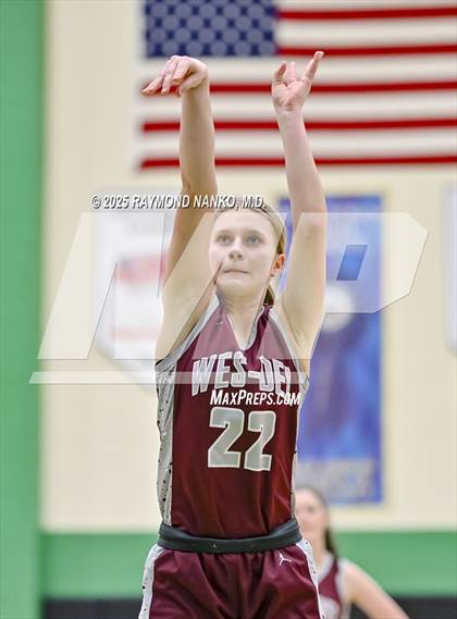 Thumbnail 1 in Delta vs. Wes-Del (Delaware County Tournament)  photogallery.