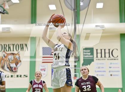 Thumbnail 1 in Delta vs. Wes-Del (Delaware County Tournament)  photogallery.