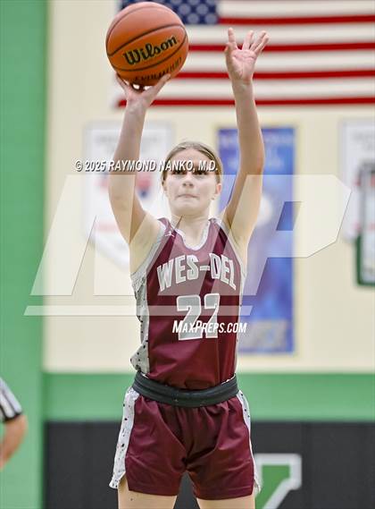 Thumbnail 2 in Delta vs. Wes-Del (Delaware County Tournament)  photogallery.