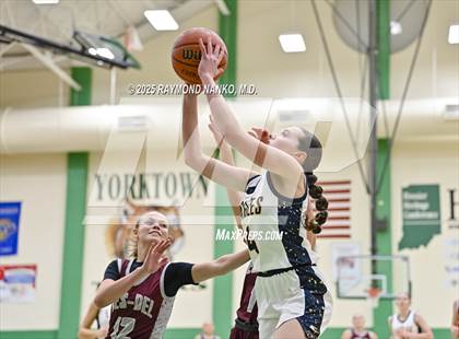 Thumbnail 1 in Delta vs. Wes-Del (Delaware County Tournament)  photogallery.