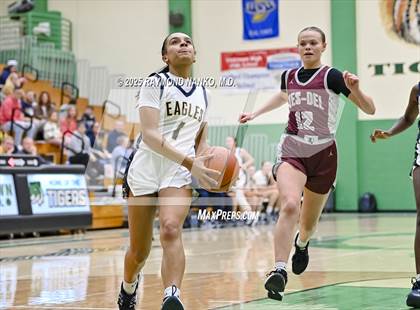 Thumbnail 2 in Delta vs. Wes-Del (Delaware County Tournament)  photogallery.