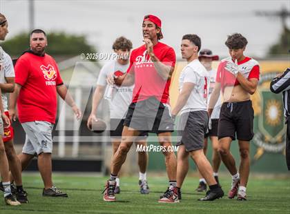 Thumbnail 1 in Cathedral Catholic VS Mission Viejo (Battle at the Beach 7on7) photogallery.