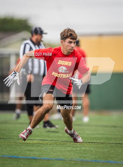 Thumbnail 1 in Cathedral Catholic VS Mission Viejo (Battle at the Beach 7on7) photogallery.