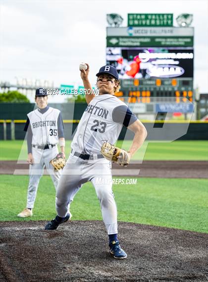 Thumbnail 1 in Brighton vs. Maple Mountain (UHSAA 5A Final Game 2) photogallery.