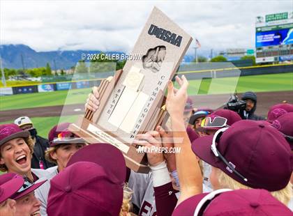 Thumbnail 3 in Brighton vs. Maple Mountain (UHSAA 5A Final Game 2) photogallery.