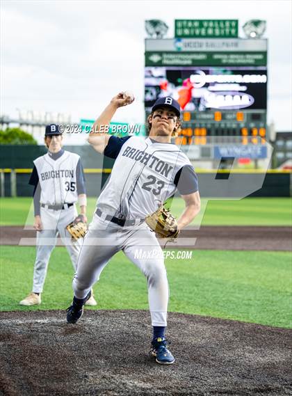Thumbnail 2 in Brighton vs. Maple Mountain (UHSAA 5A Final Game 2) photogallery.