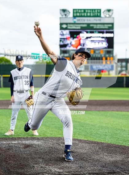 Thumbnail 3 in Brighton vs. Maple Mountain (UHSAA 5A Final Game 2) photogallery.