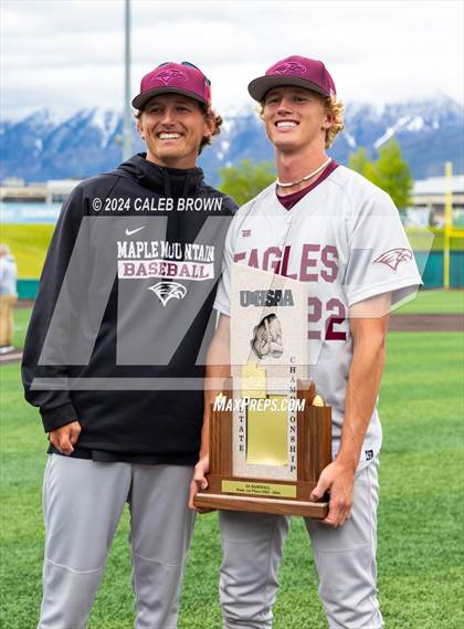 Thumbnail 2 in Brighton vs. Maple Mountain (UHSAA 5A Final Game 2) photogallery.