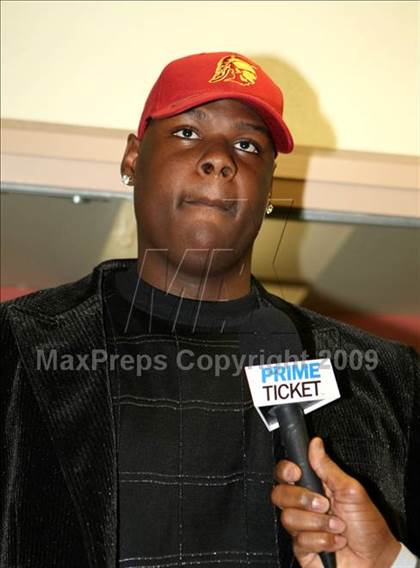 Thumbnail 2 in Renardo Sidney College Annoucement @ Fairfax High School photogallery.