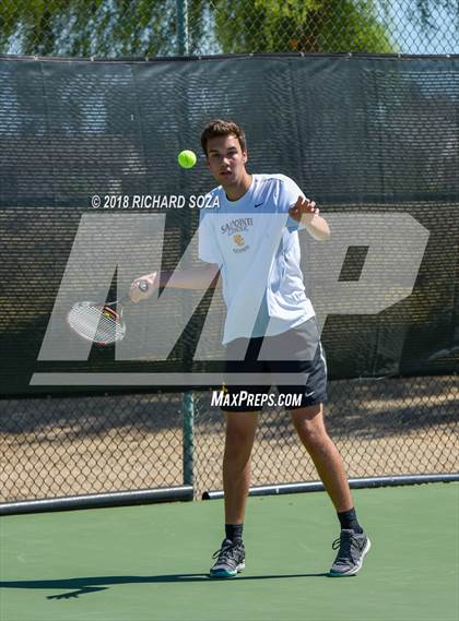 Thumbnail 3 in Cactus Shadows vs Salpointe Catholic (AIA D2 Semifinal Playoff) photogallery.