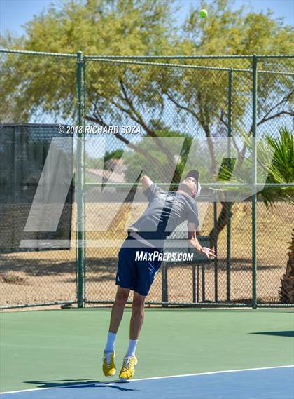Thumbnail 2 in Cactus Shadows vs Salpointe Catholic (AIA D2 Semifinal Playoff) photogallery.