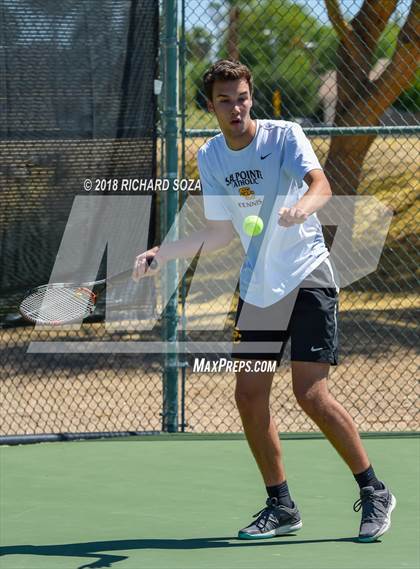 Thumbnail 2 in Cactus Shadows vs Salpointe Catholic (AIA D2 Semifinal Playoff) photogallery.