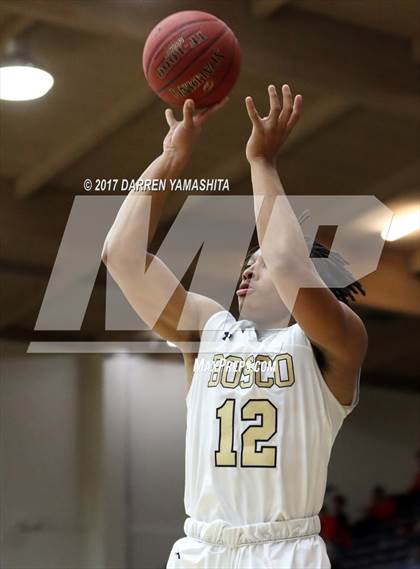 Thumbnail 1 in St. John Bosco vs. Salesian College Preparatory (MaxPreps/DLS MLK Jr. Classic) photogallery.