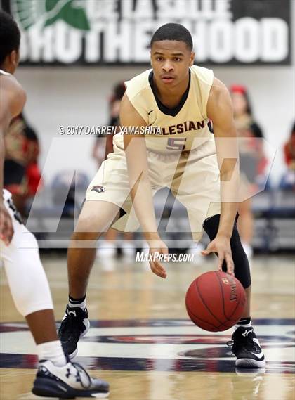 Thumbnail 2 in St. John Bosco vs. Salesian College Preparatory (MaxPreps/DLS MLK Jr. Classic) photogallery.