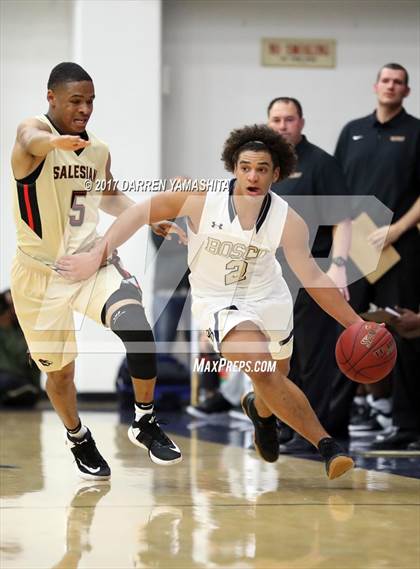 Thumbnail 3 in St. John Bosco vs. Salesian College Preparatory (MaxPreps/DLS MLK Jr. Classic) photogallery.