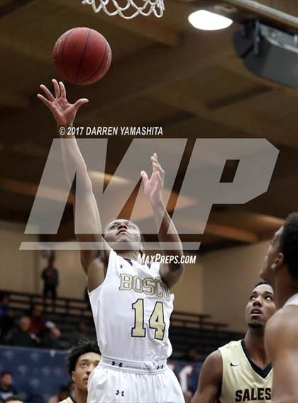Thumbnail 2 in St. John Bosco vs. Salesian College Preparatory (MaxPreps/DLS MLK Jr. Classic) photogallery.