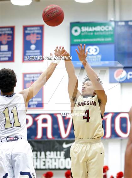 Thumbnail 2 in St. John Bosco vs. Salesian College Preparatory (MaxPreps/DLS MLK Jr. Classic) photogallery.