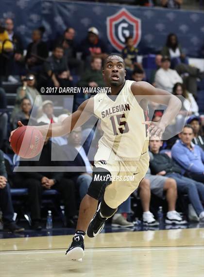 Thumbnail 1 in St. John Bosco vs. Salesian College Preparatory (MaxPreps/DLS MLK Jr. Classic) photogallery.