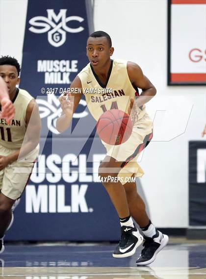 Thumbnail 3 in St. John Bosco vs. Salesian College Preparatory (MaxPreps/DLS MLK Jr. Classic) photogallery.