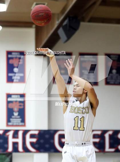 Thumbnail 2 in St. John Bosco vs. Salesian College Preparatory (MaxPreps/DLS MLK Jr. Classic) photogallery.
