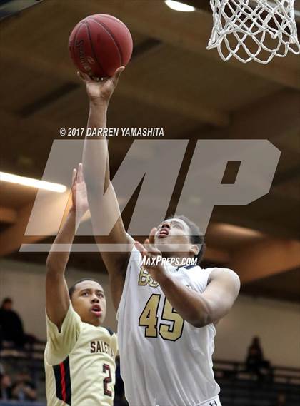 Thumbnail 2 in St. John Bosco vs. Salesian College Preparatory (MaxPreps/DLS MLK Jr. Classic) photogallery.