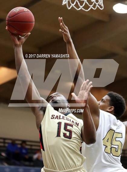 Thumbnail 3 in St. John Bosco vs. Salesian College Preparatory (MaxPreps/DLS MLK Jr. Classic) photogallery.