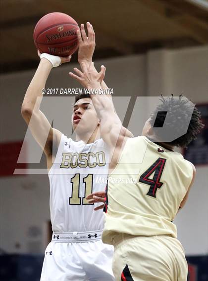 Thumbnail 3 in St. John Bosco vs. Salesian College Preparatory (MaxPreps/DLS MLK Jr. Classic) photogallery.