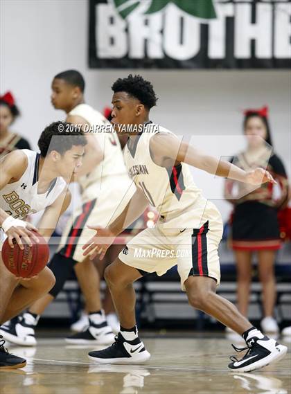 Thumbnail 3 in St. John Bosco vs. Salesian College Preparatory (MaxPreps/DLS MLK Jr. Classic) photogallery.