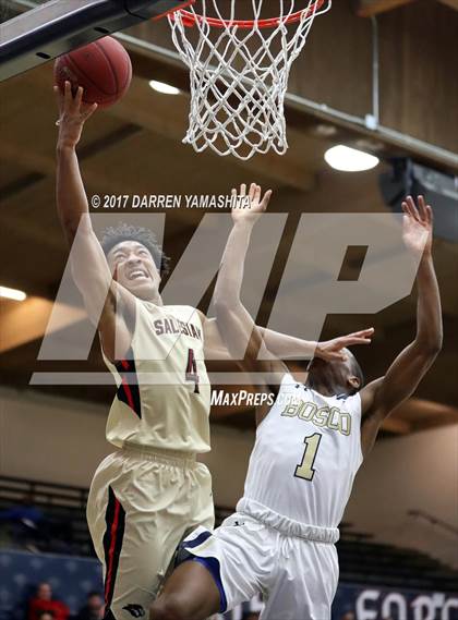 Thumbnail 1 in St. John Bosco vs. Salesian College Preparatory (MaxPreps/DLS MLK Jr. Classic) photogallery.