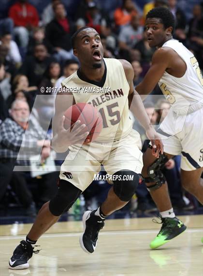 Thumbnail 1 in St. John Bosco vs. Salesian College Preparatory (MaxPreps/DLS MLK Jr. Classic) photogallery.