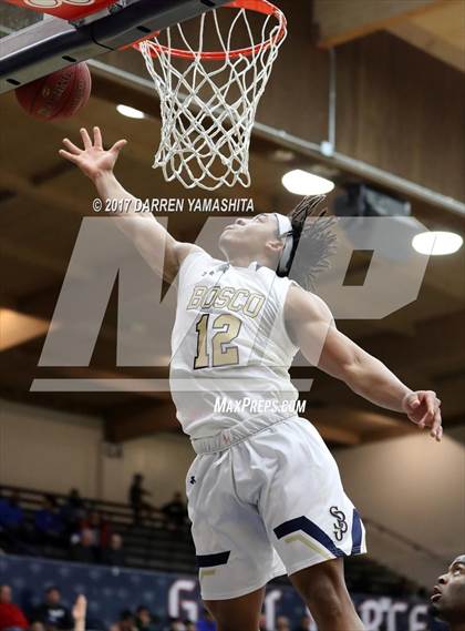 Thumbnail 2 in St. John Bosco vs. Salesian College Preparatory (MaxPreps/DLS MLK Jr. Classic) photogallery.