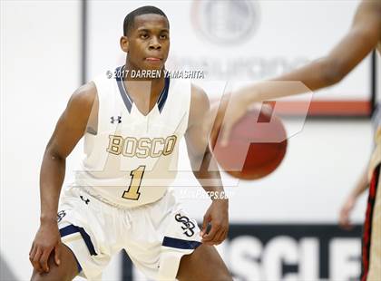 Thumbnail 3 in St. John Bosco vs. Salesian College Preparatory (MaxPreps/DLS MLK Jr. Classic) photogallery.