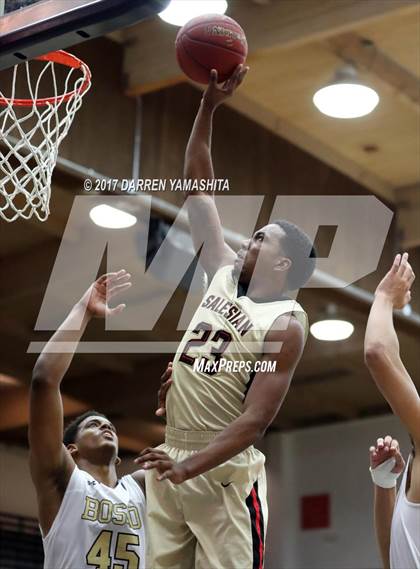 Thumbnail 1 in St. John Bosco vs. Salesian College Preparatory (MaxPreps/DLS MLK Jr. Classic) photogallery.